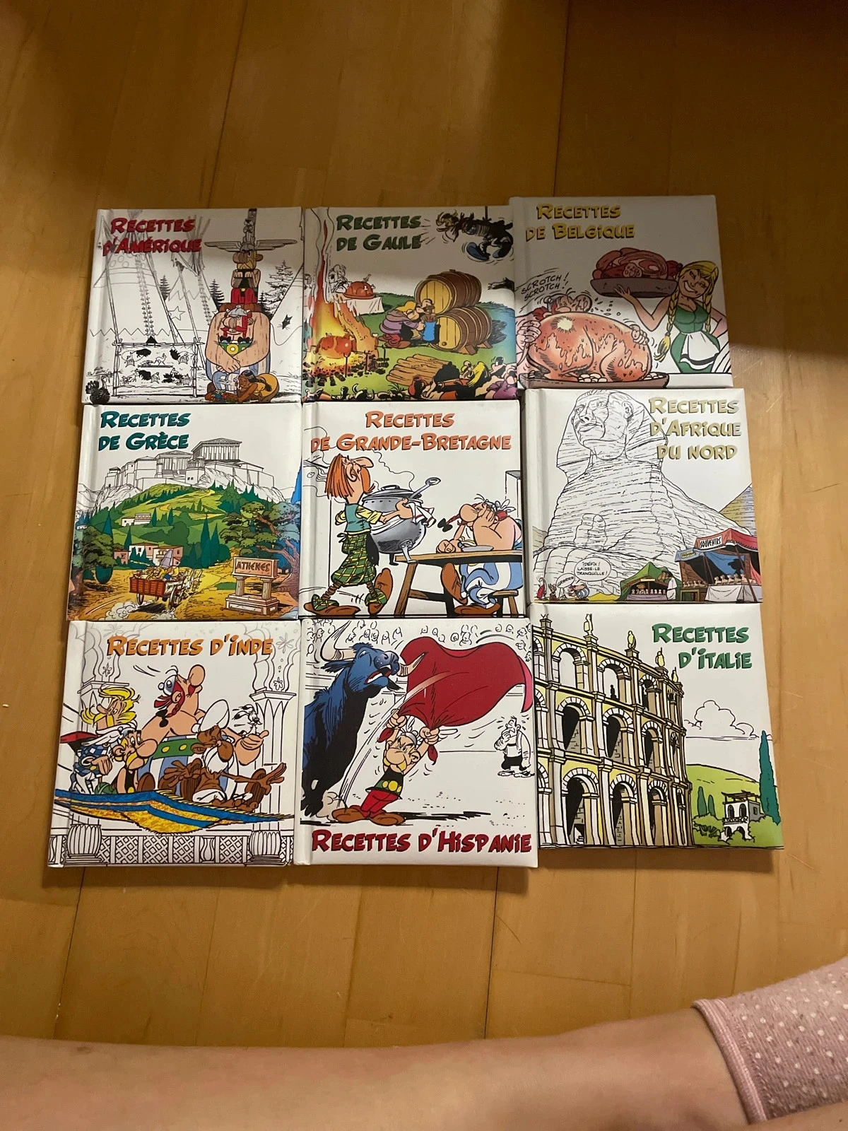 9 livres de recettes Astérix